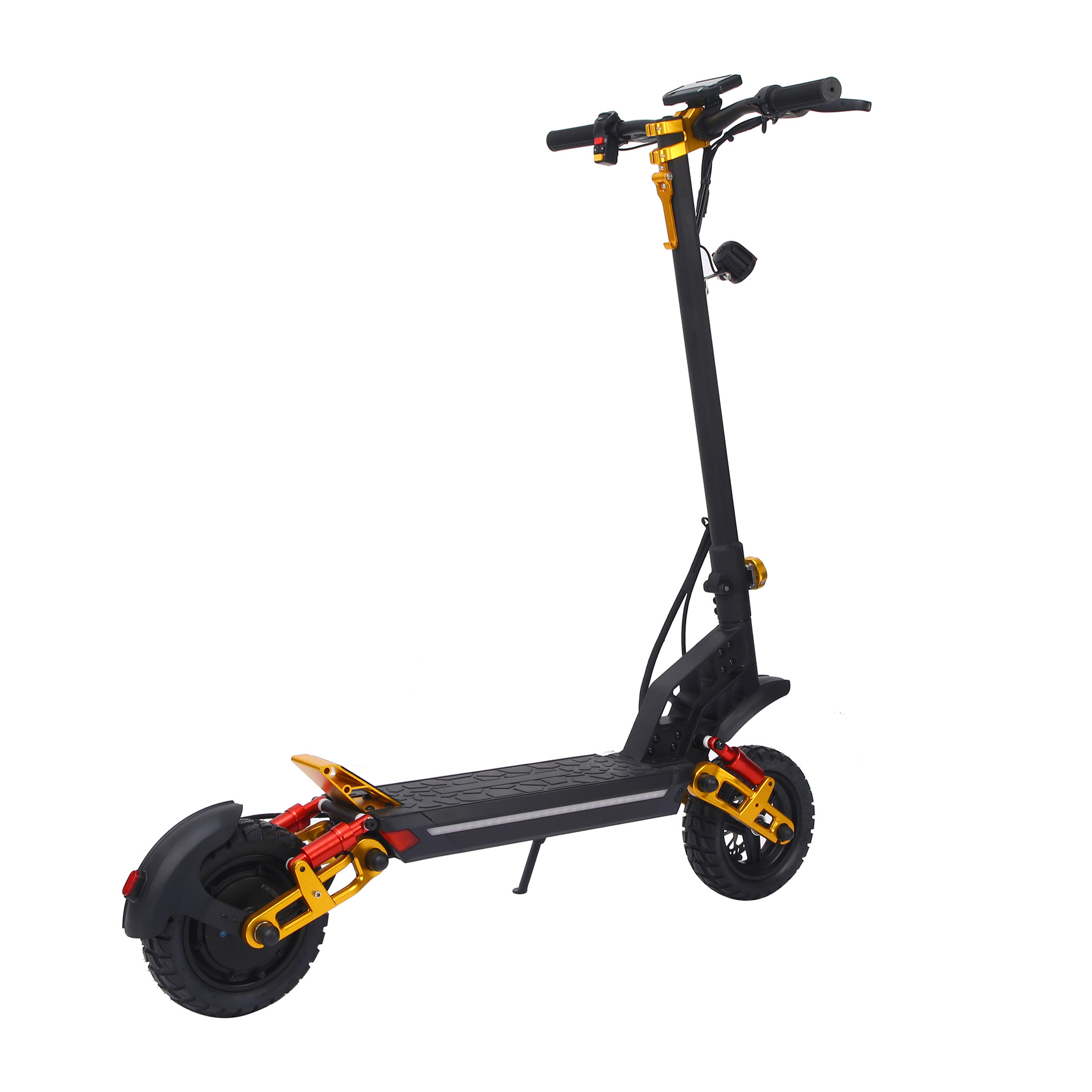 Cross-border supply of adult station electric scooters, high-power dual-shock-absorbing electric vehicles, foldable portable mobility scooters details Picture