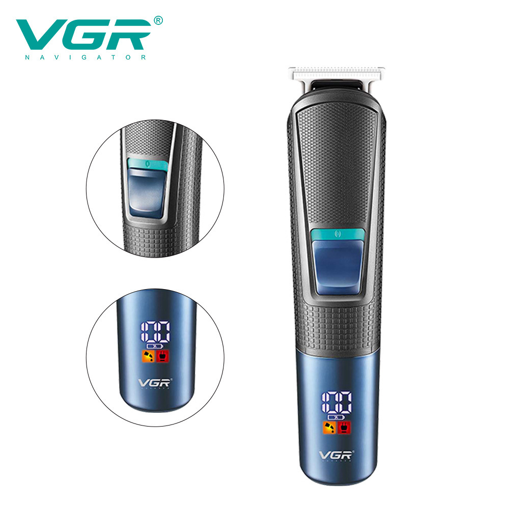 VGR108 Cross-border New Electric Shaving Nose Hair and sideburns Set, five-in-one multi-functional hair clipper details Picture