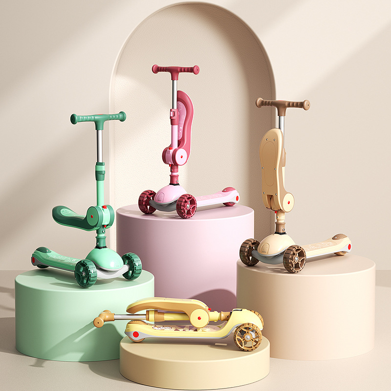 1岁儿童玩具礼包 婴儿泳池 三轮车 口袋车 电动滑板车