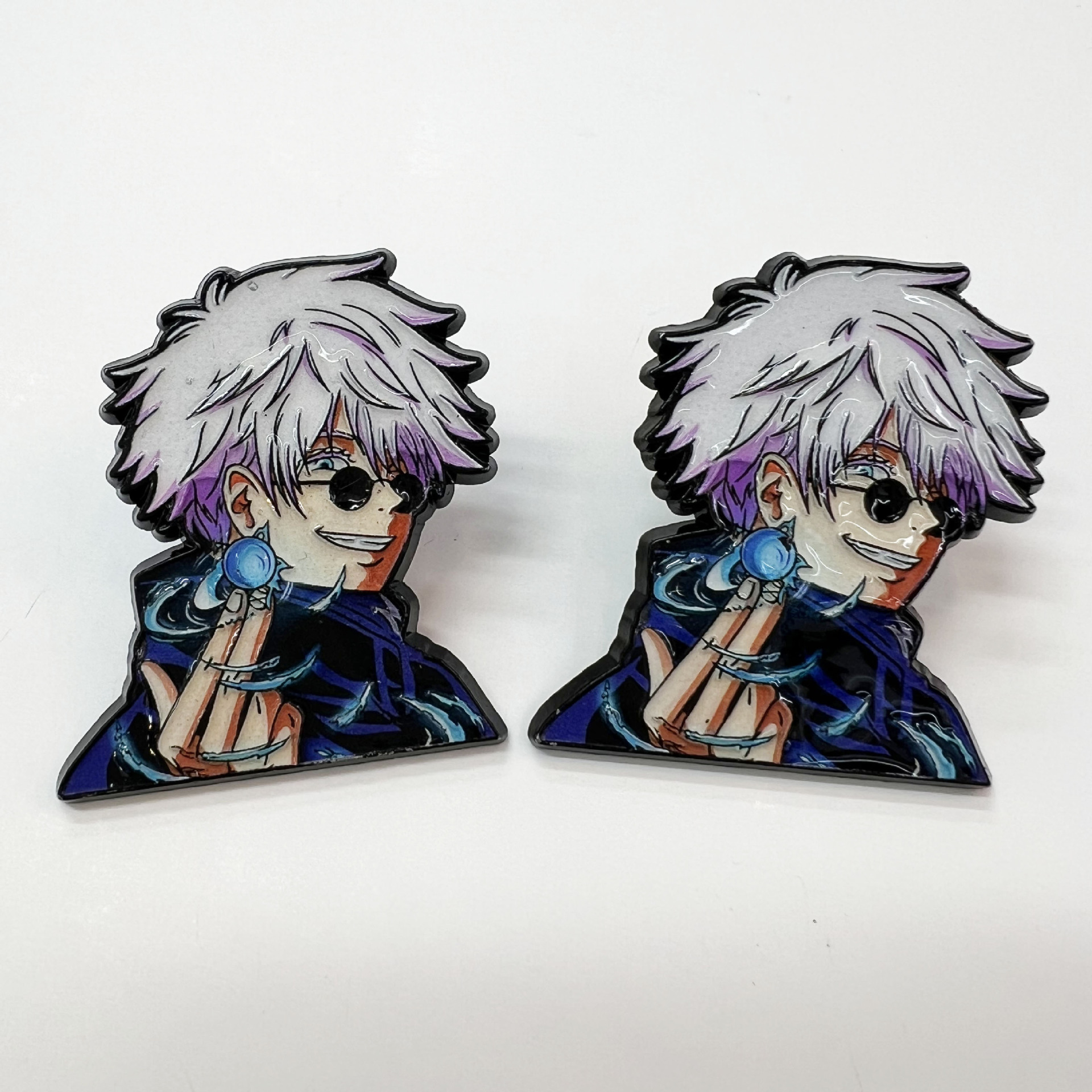 卡通动漫火影忍者周边合金徽章动漫人物周边背包装饰合金别针定制细节图