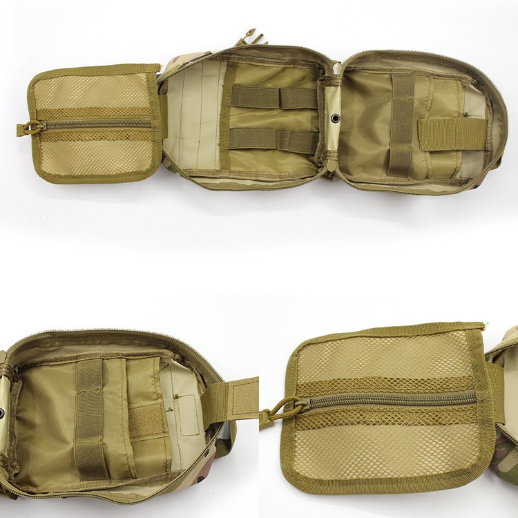 Cross-border export of outdoor tactical medical kits, accessories, waist bags, multi-functional waterproof outdoor mountain climbing rescue bags Specification image