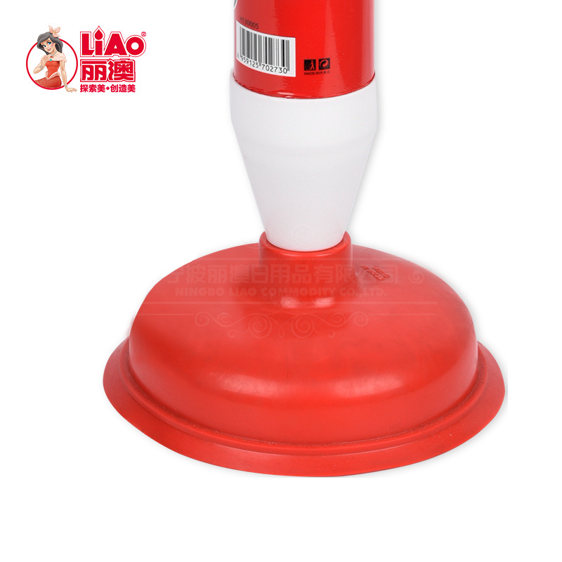 LIAO High-pressure toilet unclogging device, one-shot vacuum pipe unclogging device, suction rod, powerful household use Specification image