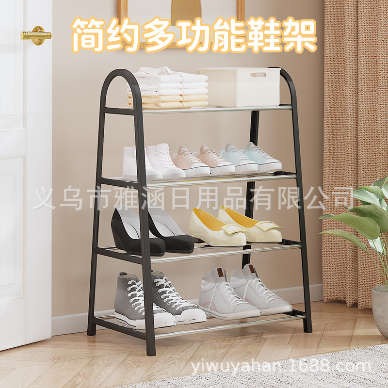 跨境简易款A型多层钢管鞋架学生宿舍小鞋架儿童鞋架鞋柜收纳架
