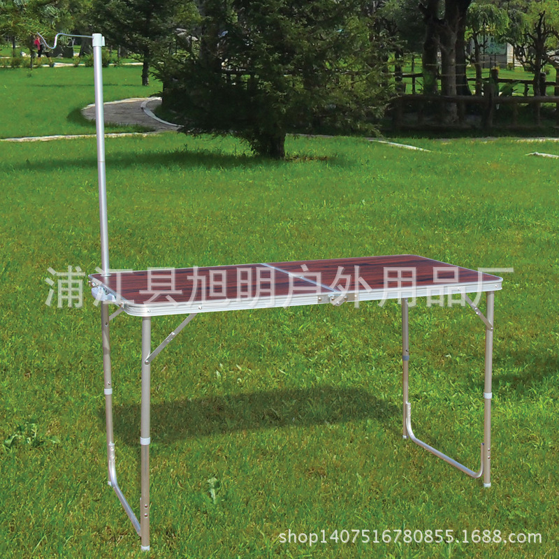 便携式铝合金折叠桌 餐桌地摊货架摆摊桌子简易 宣传桌