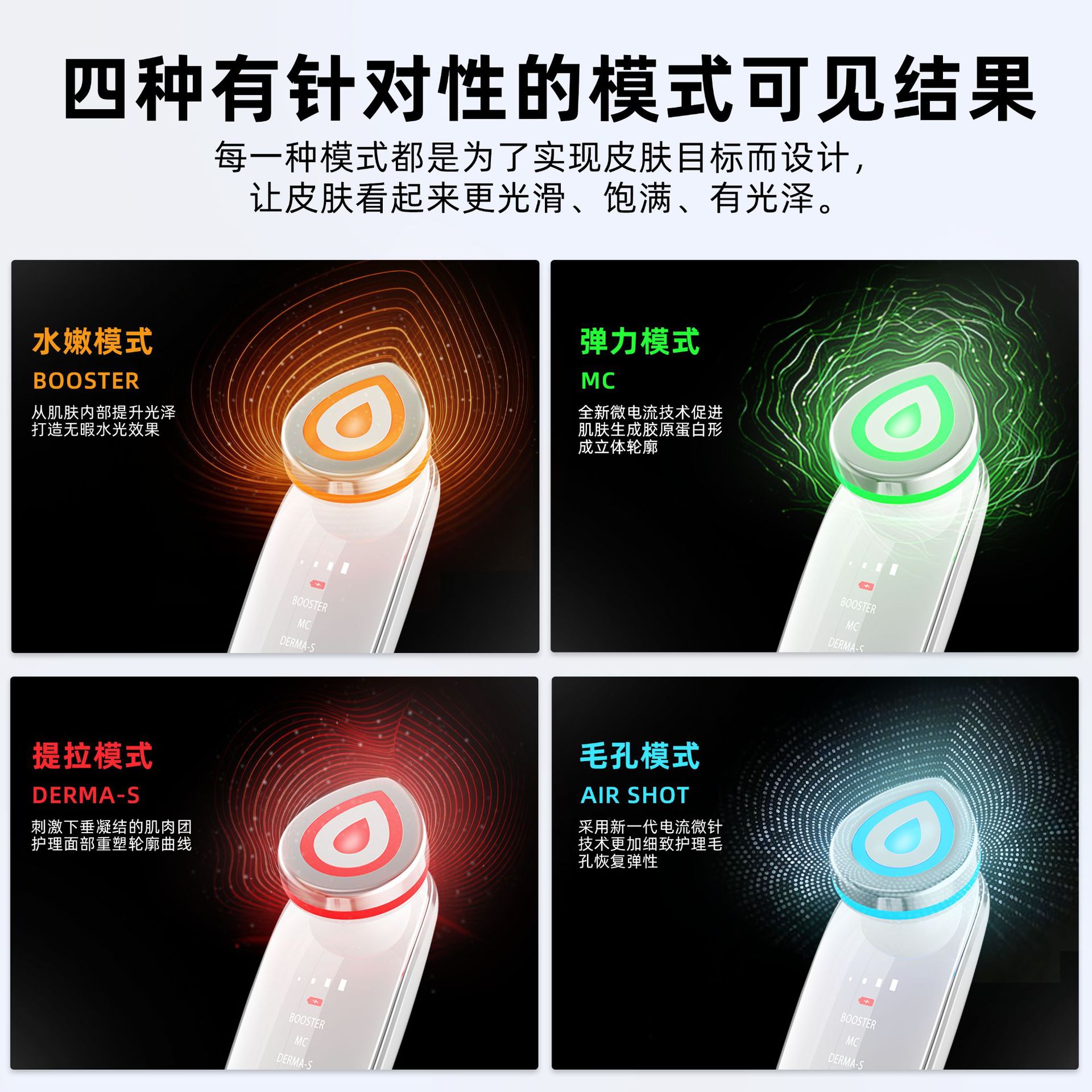 shanilak's new cross-border RF color light introduction device, RF skin rejuvenation device, facial lift, ems microcurrent color light beauty Specification image