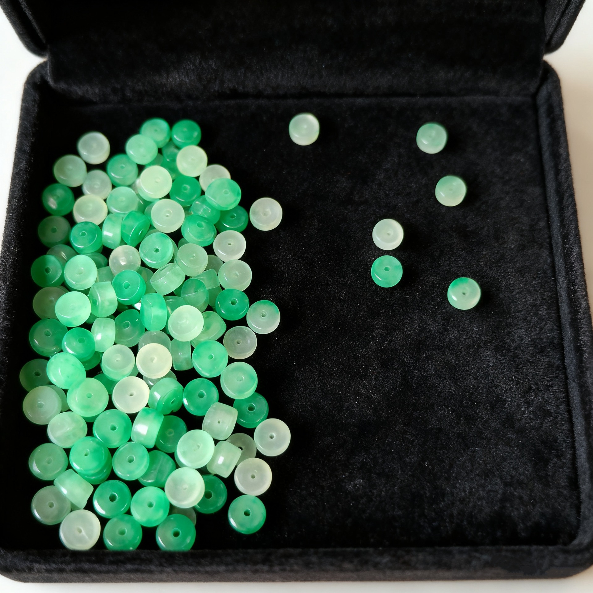 珠子/玛瑙散珠/珠子配件/树脂珠/琉璃珠产品图