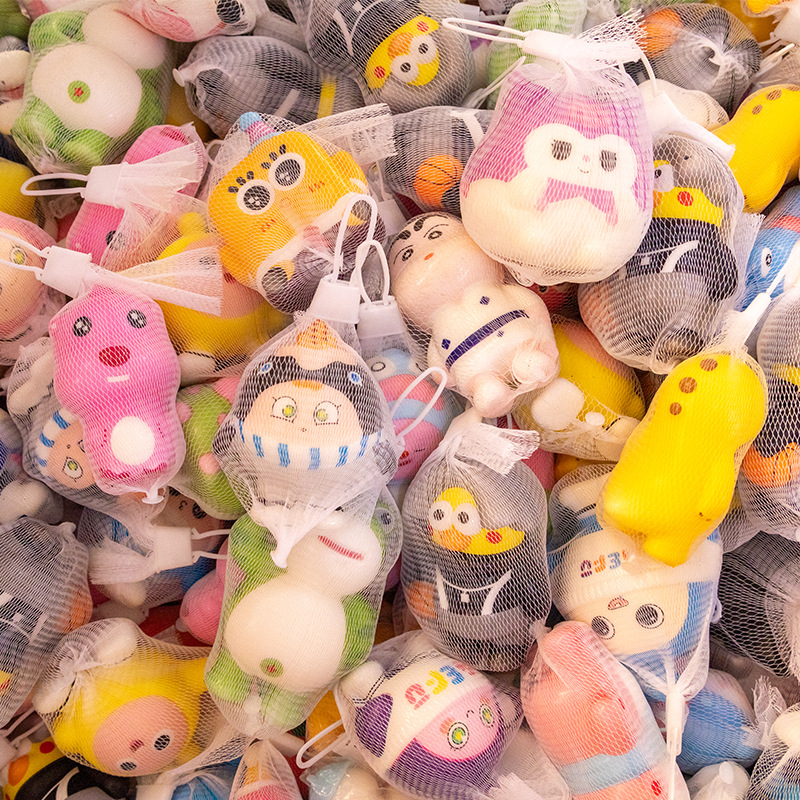 网袋解压捏捏乐慢回弹公仔学生摆摊礼品解压神器工厂批发儿童玩具