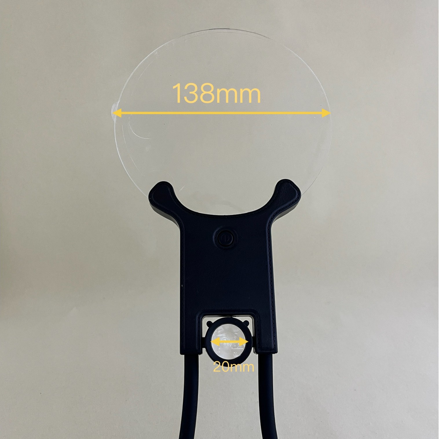 New LED light hose neck-hanging desktop large mirror reading and maintenance multi-purpose high-definition magnifying glass Specification image