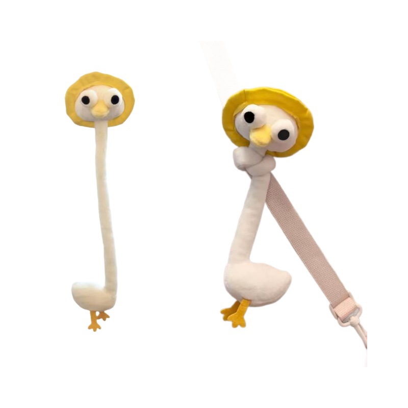 Super cute and evil long-necked animal pendants, funny dolls, plush toys, birthday gifts, and cute figurines Item Picture