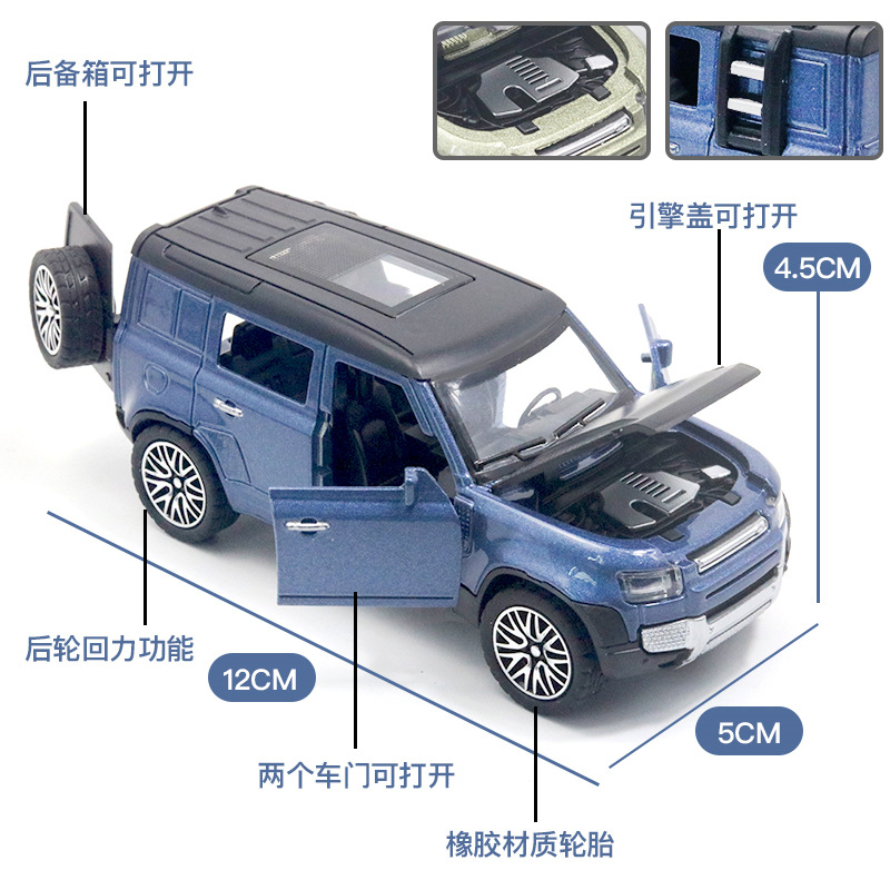 袋装1:36四开门越野合金车模型仿真越野suv男金属小汽车礼物批发 Application Scenario