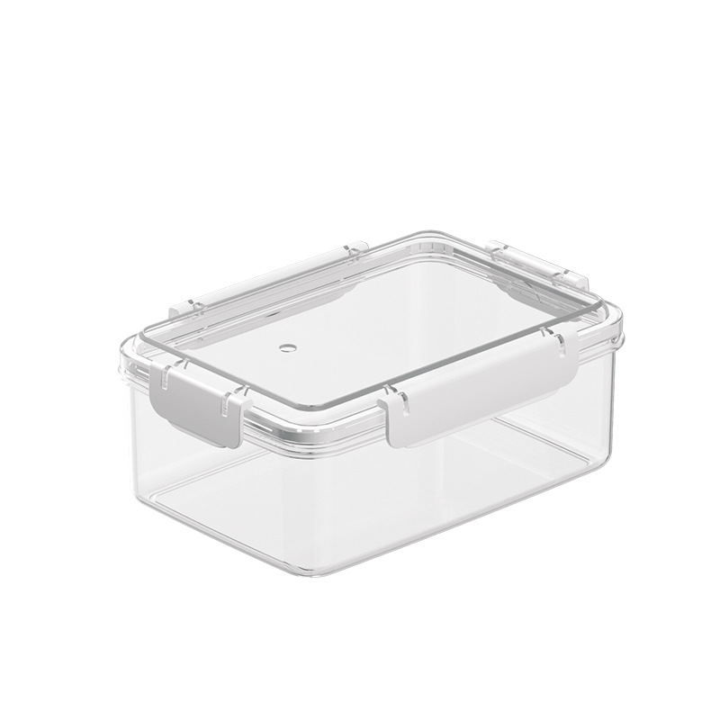 Food-grade thickened food storage box for refrigerators, pastries, bread, household kitchens, sealed fruits and vegetables, and microwave-heated storage box Item Picture