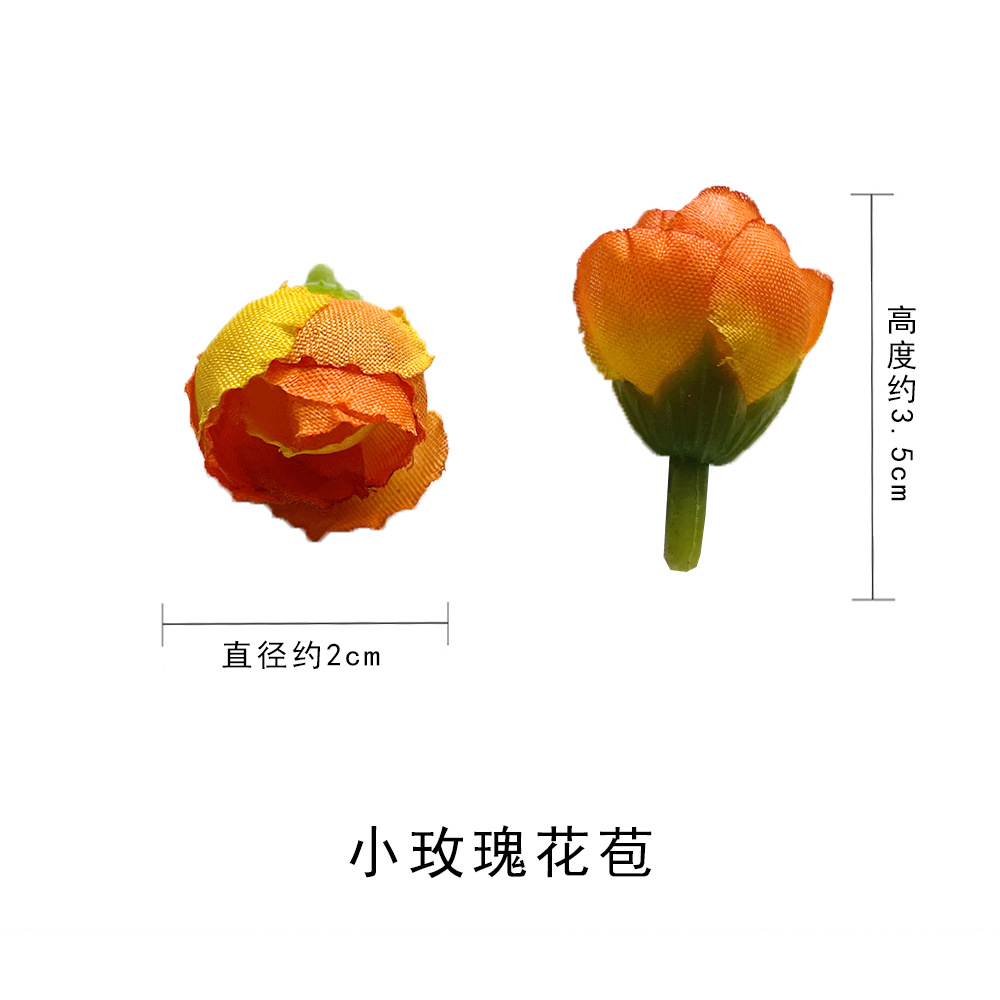 diy hairpins, headwear, clothing accessories, wedding hall corsages and wrist flowers with simulated small rose buds and thumb flowers Application Scenario