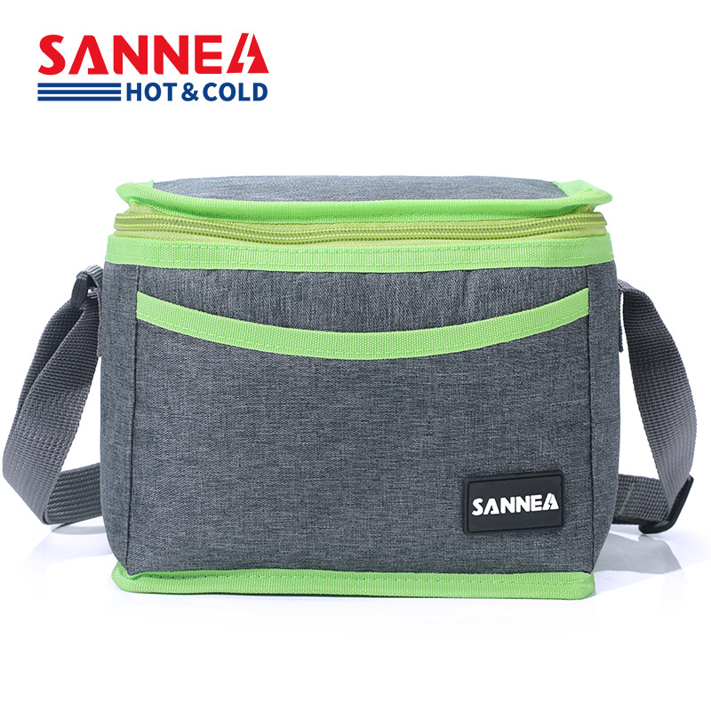 SAN Neng's new student lunch insulated bag, large-capacity portable lunch insulated bag, bento box, and outdoor portable lunch box Item Picture