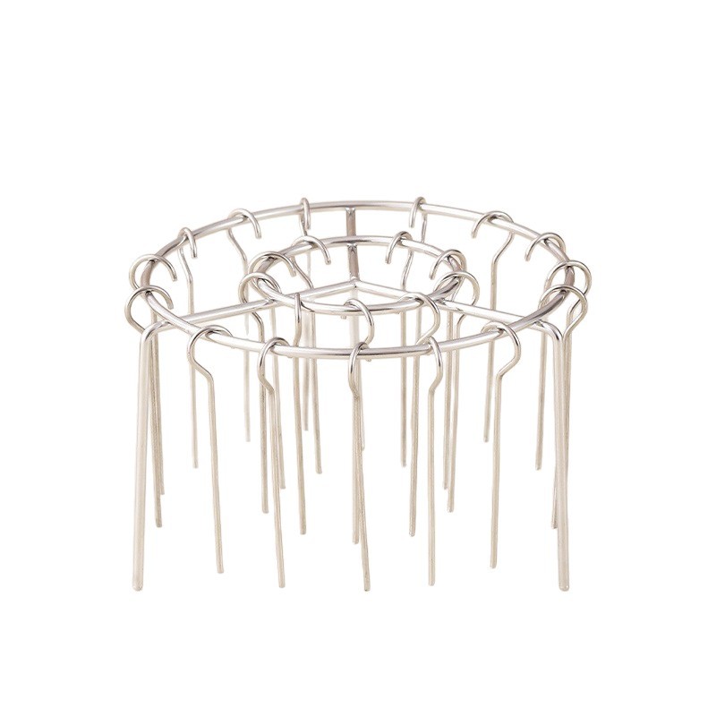 Vertical 25-string stainless steel air fryer, stainless steel grill, barbecue household oven, kitchen skewer meat rack, a magic tool Item Picture