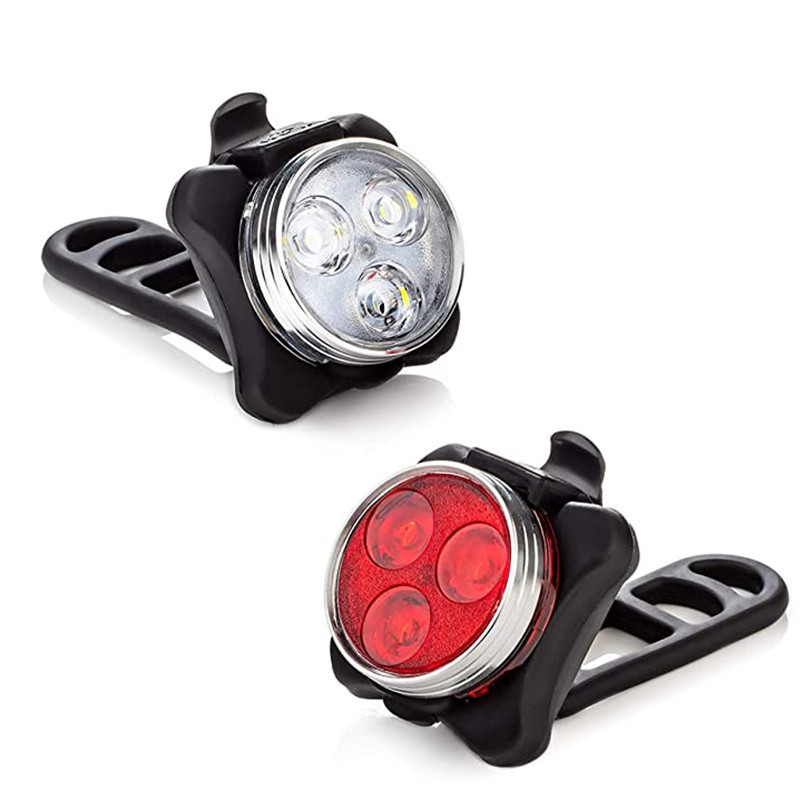 New mountain bike, bicycle, USB warning light, bicycle headlight + taillight, LED emergency light, cycling accessories Item Picture