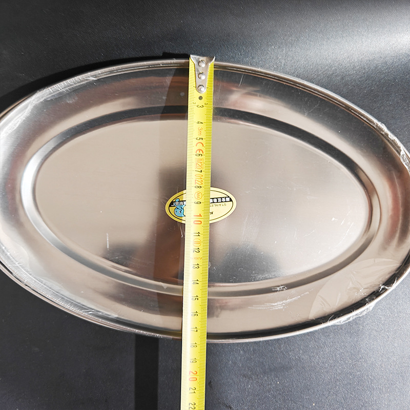 30 fish plates, home-cooked steamed fish plates, barbecue rice noodle plates, oval plates, restaurant and hotel steamed fish, 2 yuan supply Item Picture