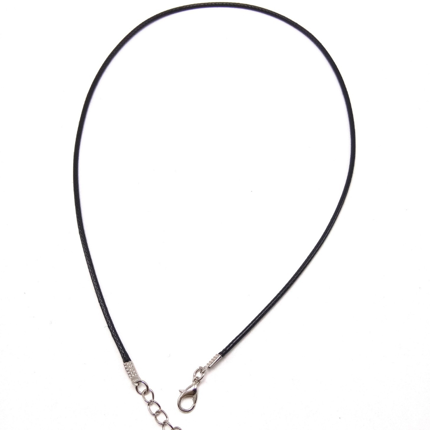 Korean wax thread necklace pendant rope, black rope diy jewelry accessories, wax thread hanging rope, wax thread necklace wholesale Specification image