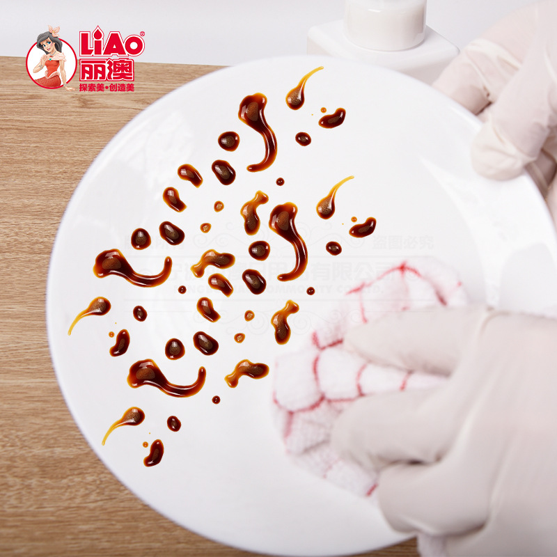 LIAO Microfiber household rags, wood fiber dry and wet dual-purpose towels, kitchen oil-free cleaning dishcloths details Picture
