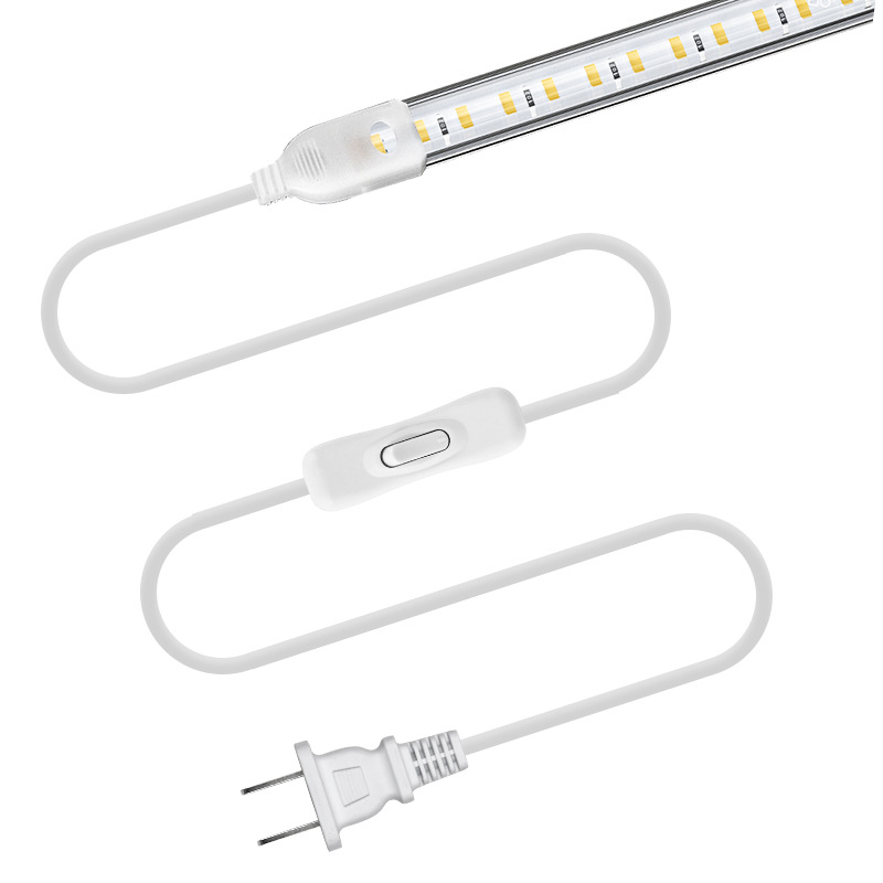 led light strip, self-adhesive 220v volt ambient light, super bright living room, outdoor waterproof fish tank, no need for driver, with switch Item Picture