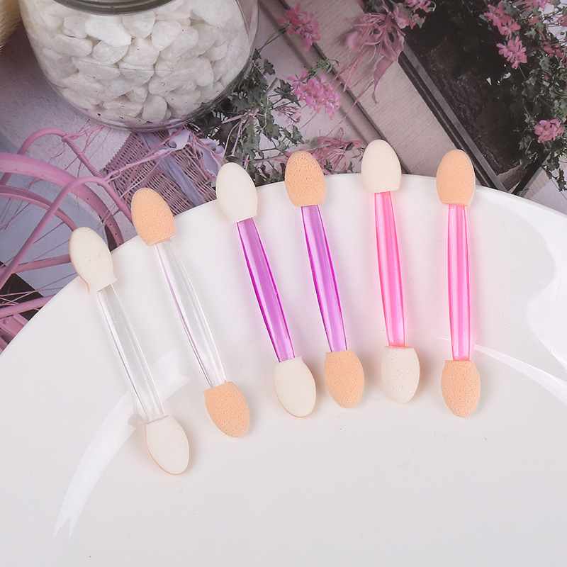 新款眼影刷双头一次性眼影棒提亮刷美甲晕染刷彩色新手化妆美妆详情图2