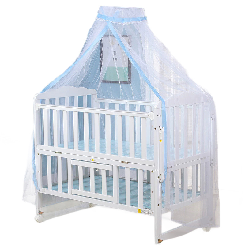 蚊帐/蚊帐床幔/围栏蚊帐/婚庆门帘/床帘学生白底实物图