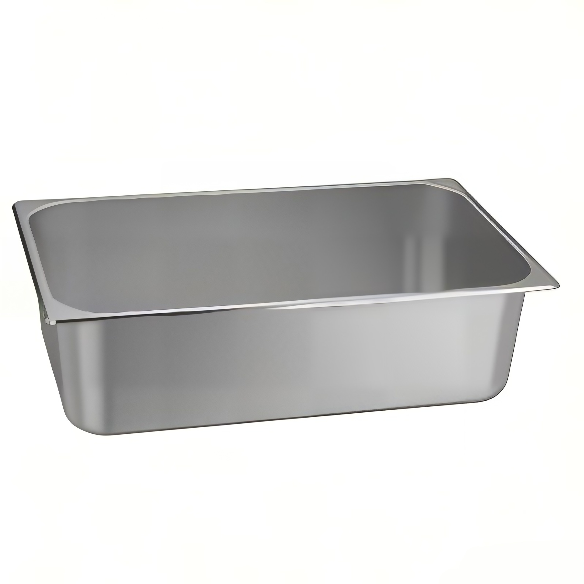 Stainless steel serving basins, commercial buffet basins, fast food cart basins, milk tea shop jam basins, covered square plates, cafeteria plates Item Picture