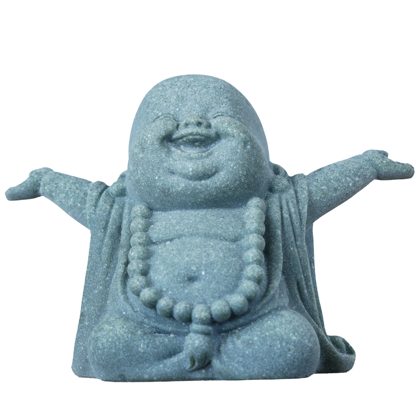 Cute Maitreya Buddha statue, aquarium fish tank landscaping, small bonsai, micro-landscape decorative items, Chinese cartoon style, Chinese style Item Picture