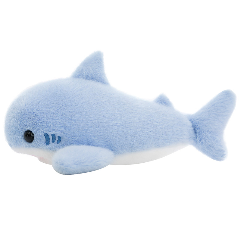 Wholesale of Marine plush toys, whale dolls, aquarium small dolls, dolphin, shark and seal dolls, one-piece consignment Item Picture