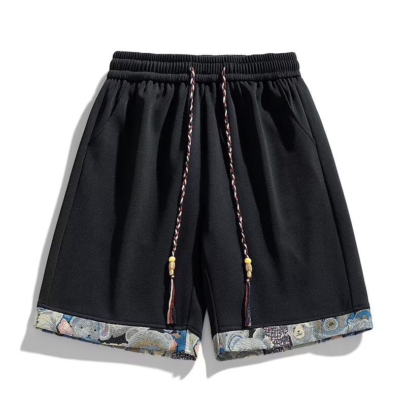 沙滩裤/速干短裤/男裤夏季/短裤/男士休闲短裤白底实物图