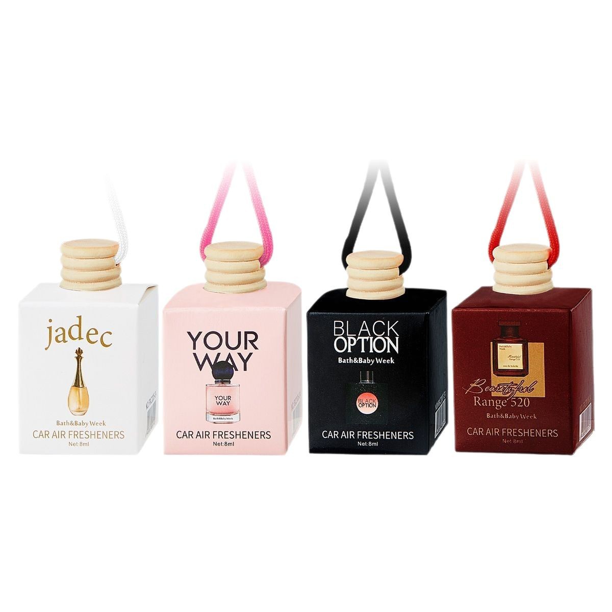 【 Exclusive for Foreign Trade 】 Wholesale of long-lasting, lightweight essential oil and high-end car hanging accessories for car aromatherapy Item Picture