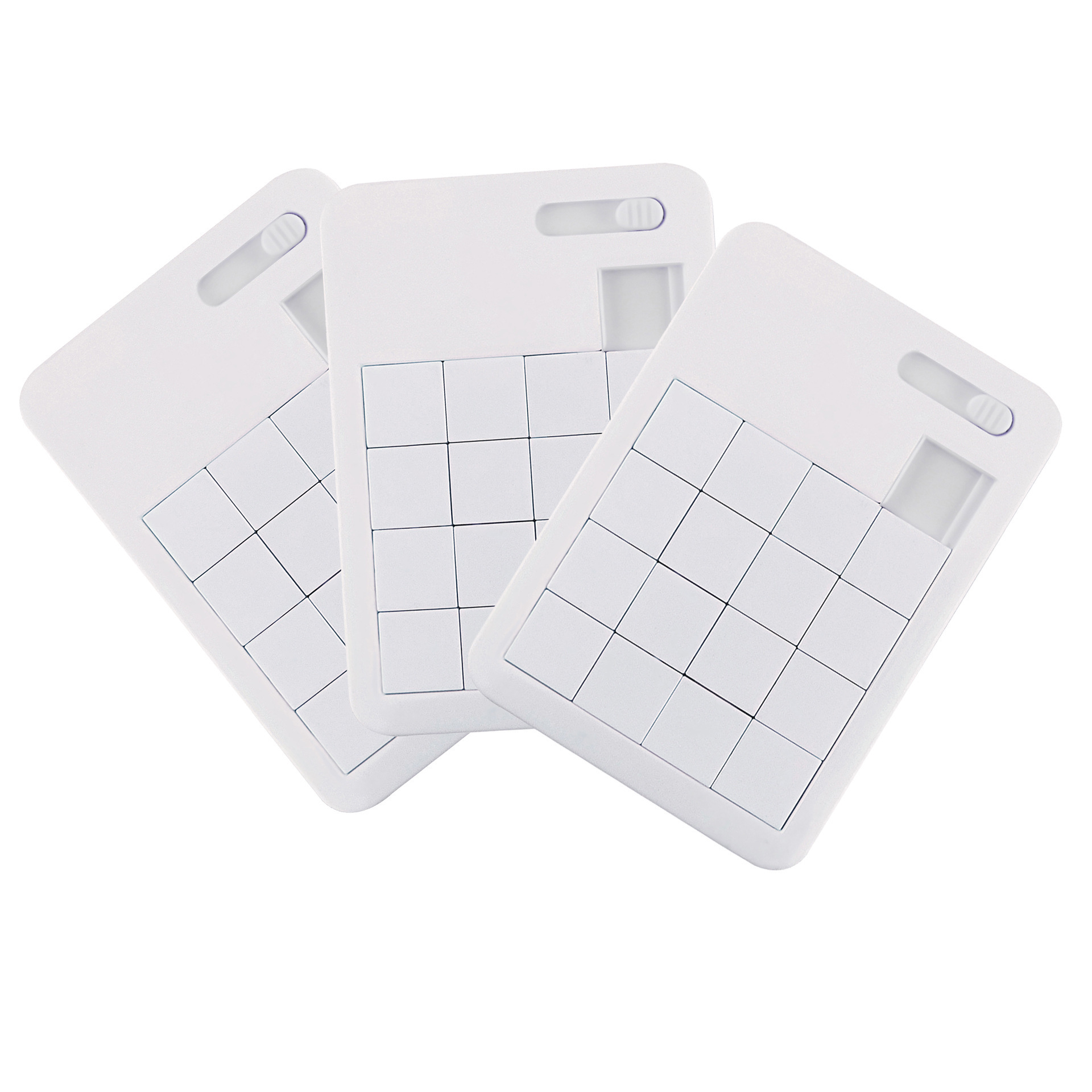 可UV彩印空白16宫格华容道拼图白胚拼图平面滑动拼板益智玩具挂件