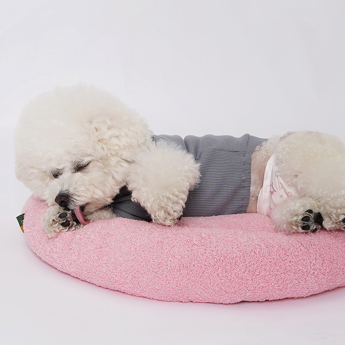 Round short-haired, warm, simple, soft and comfortable cat beds, pet dog beds, deep sleep pet mattress products Item Picture