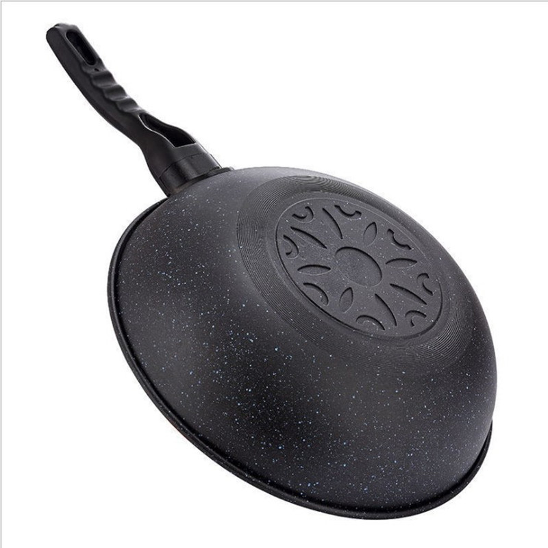 生铁锅/炒锅炒菜锅/锅具/钛合金炒锅/厨具珐琅锅细节图