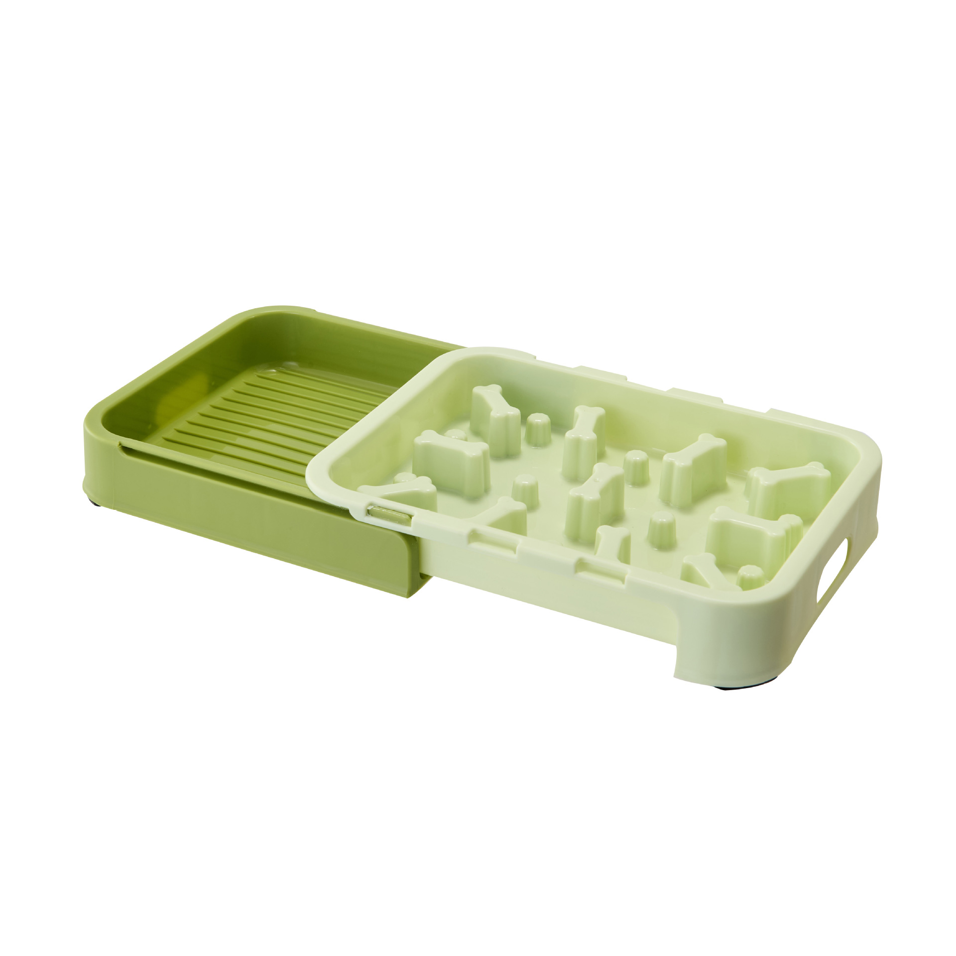 Nueva venta al por mayor pet pump licking slow food bowl anti-flop cat licking pad pet double bowl para perros Item Picture