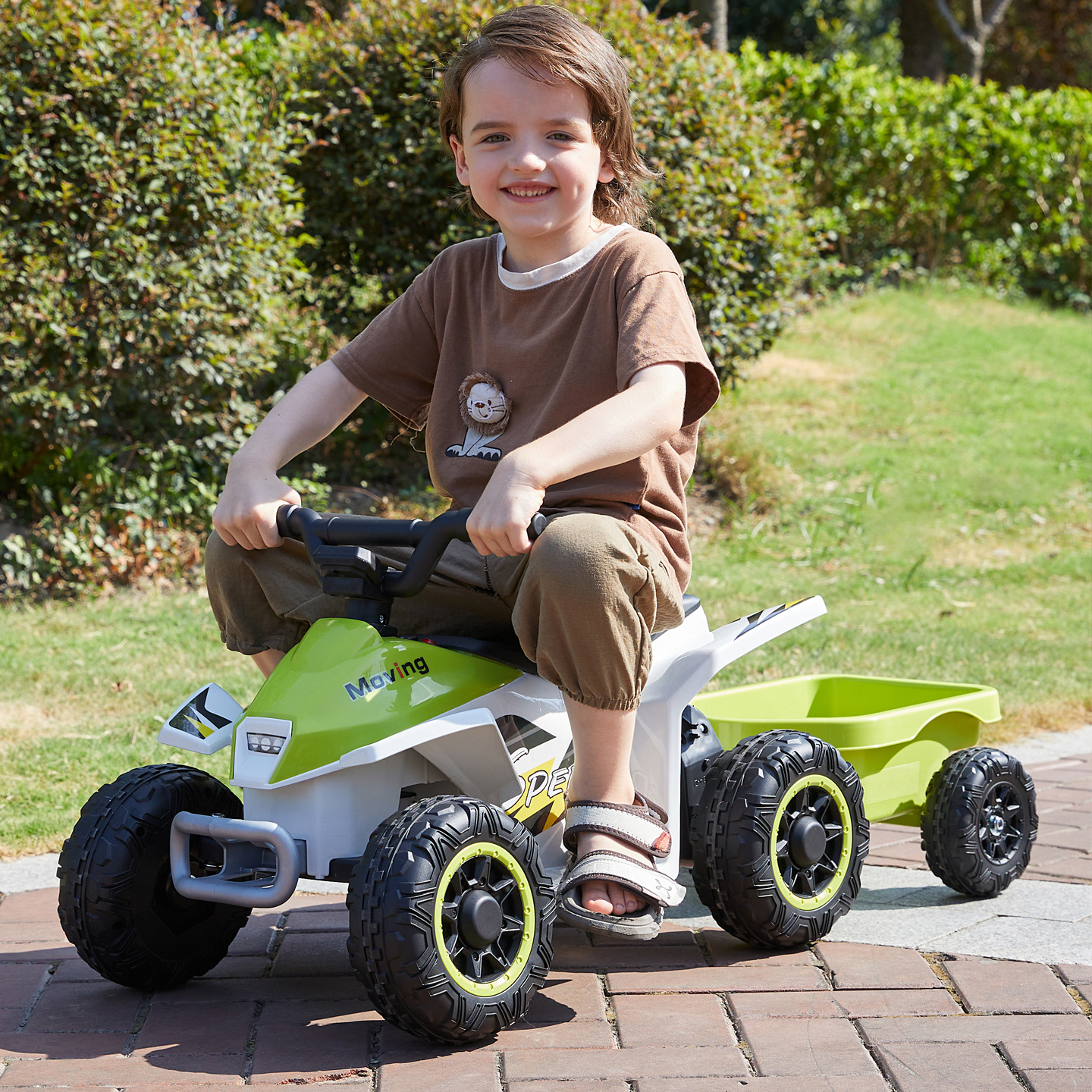 儿童电动车ATV越野车宝宝玩具车山地越野摩托车男孩女孩可坐6188