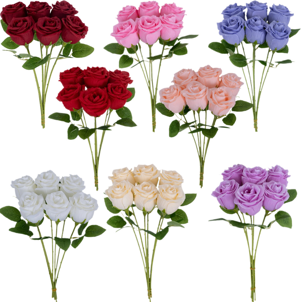 Cross-border best-selling artificial flower bricks, stones, roses, home and hotel flower arrangements, decorative items, wedding flowers, artificial flower props Item Picture