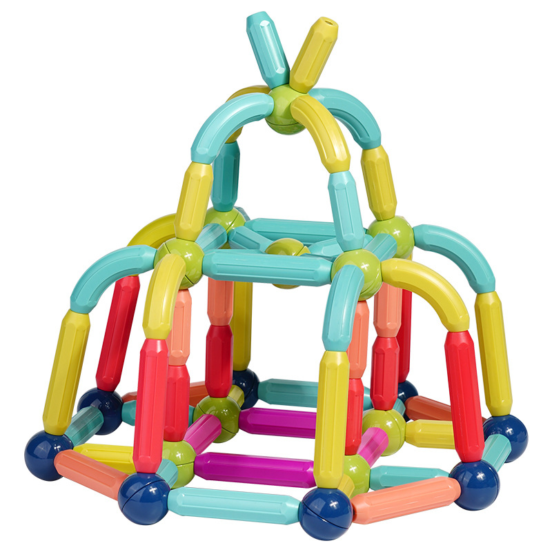 磁力棒/麻将饰品/磁力/伸缩金箍棒/金箍棒儿童休闲白底实物图