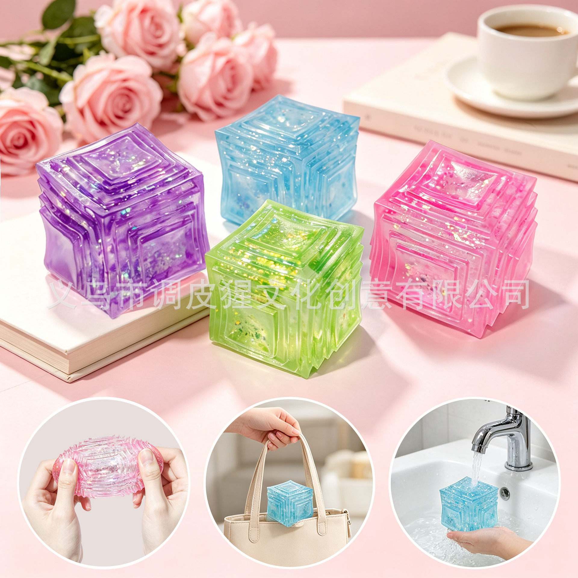 YGORO Maltose Aurora Cube Pulp Ball toy