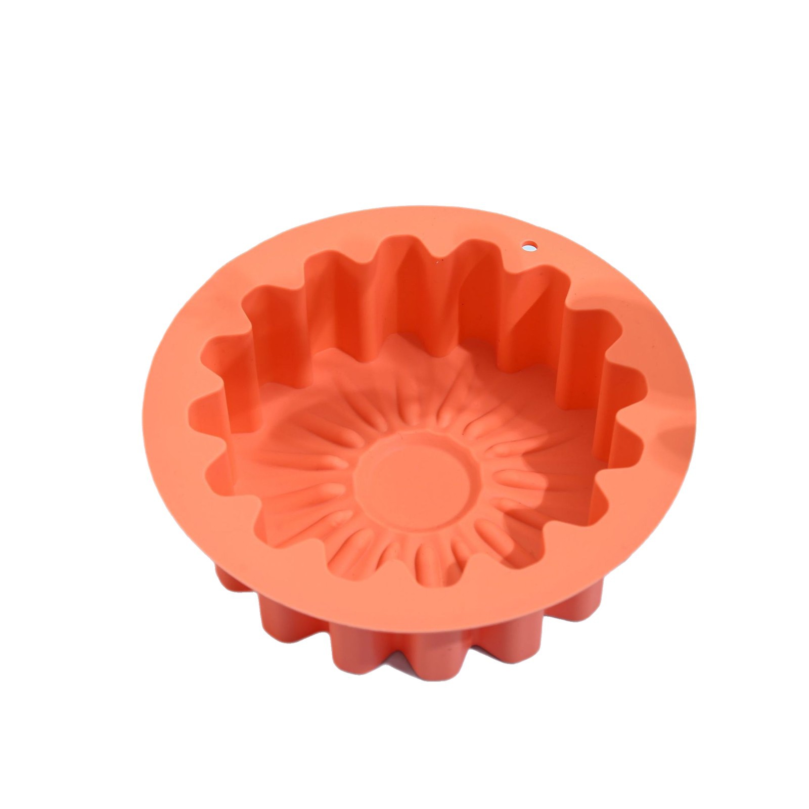 跨境烘焙模具食品级硅胶小雏菊太阳花蛋糕模花型DIY蛋糕模具批发白底实物图