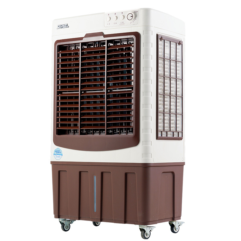 Shengpa air cooler, outdoor mobile, commercial and household refrigeration, industrial charging, AC/DC, DC cold air fan, cold air fan Item Picture