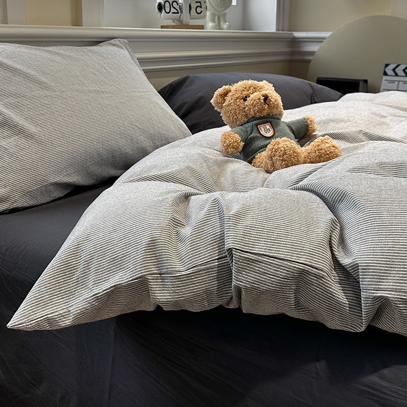 婚庆床品套件实物图