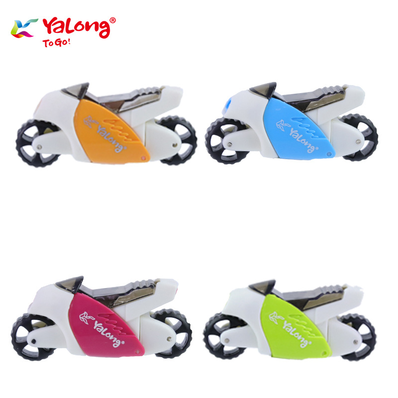 Cross-border factory direct sales of student learning pencil sharpeners, mini motorcycle series shaped pencil sharpeners, creative customization Item Picture