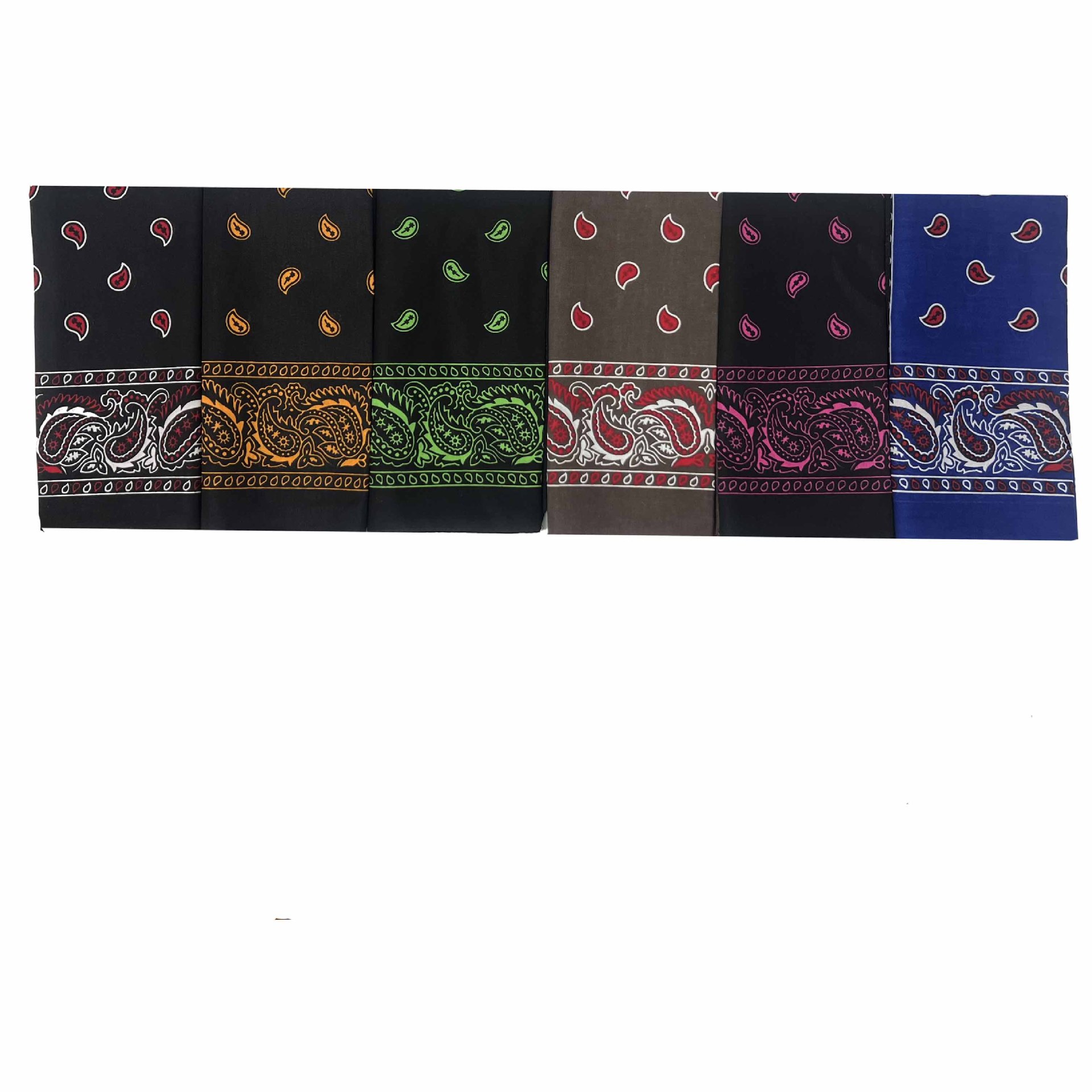 New cashew flower headscarf, black base sunflower seed flower, Harajuku color-blocking amoeba hip-hop multi-purpose square scarf factory direct sales Specification image