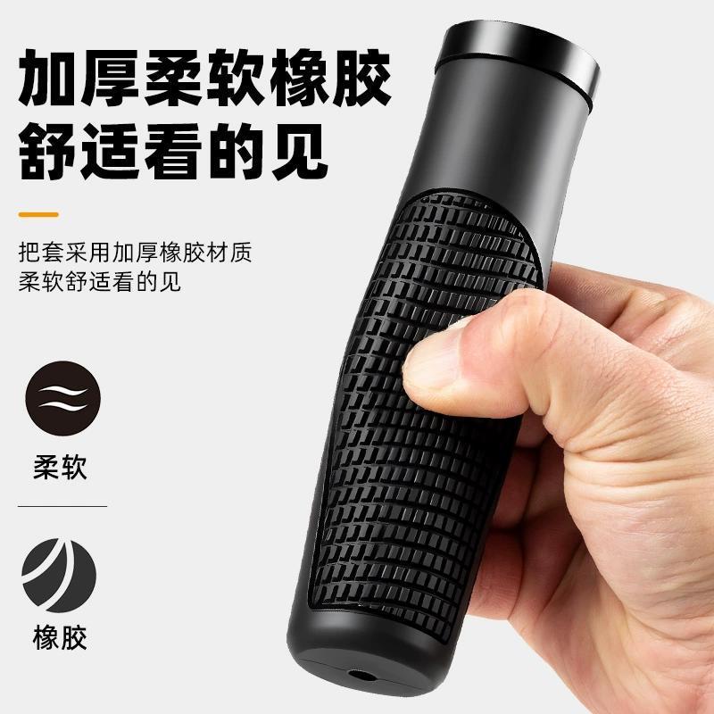 Bicycle handlebar covers, mountain bike sub-handlebar gloves, children's bicycle ox horn and sheep horn silicone rubber handlebar handle covers Application Scenario