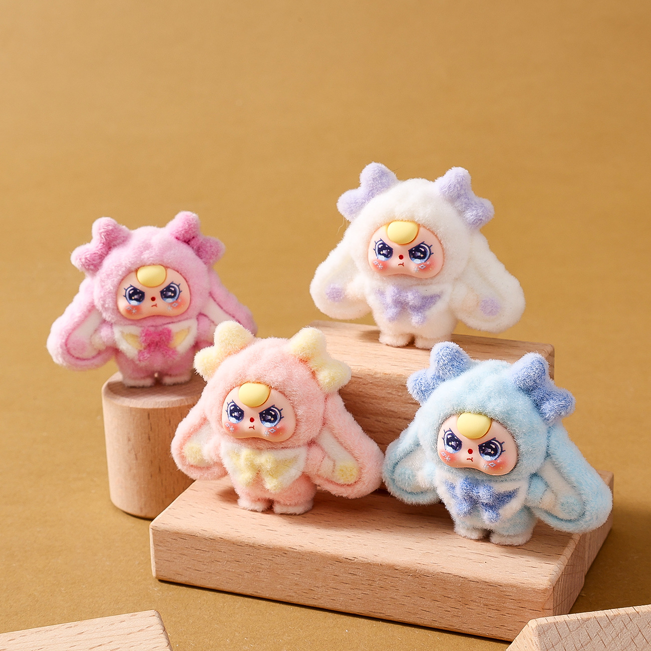 钥匙扣/钥匙扣玻璃/亚克力钥匙扣/拉布布/可爱钥匙扣挂件细节图