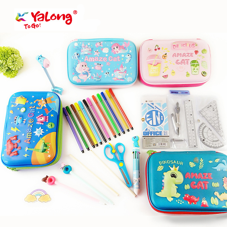 Six new cute school supplies, stationery, office and school pencil cases Item Picture