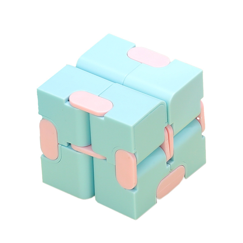 Infinite Rubik's Cube, Macaron-colored, fingertip flipping Rubik's Cube, thinking exercise, new cross-border foreign trade educational toy wholesale Item Picture