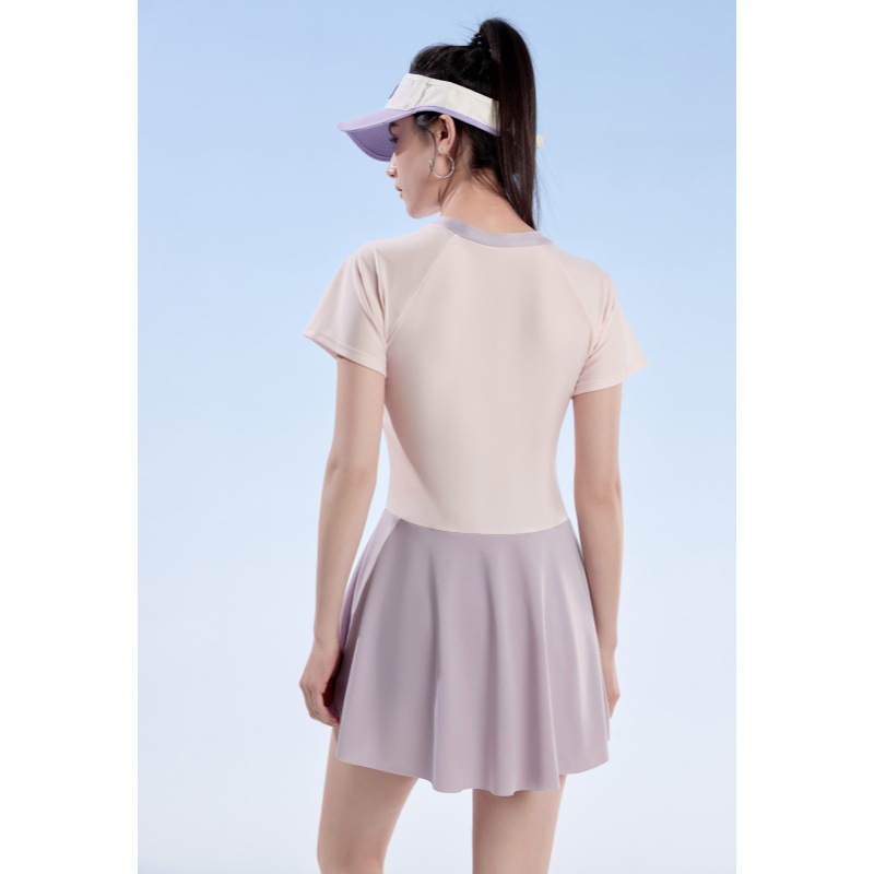 2026 nuevo estilo deportivo viento traje de baño mujeres conservador una pieza traje de baño máscara slim spa piscina piscina estilo de falda bañador Application Scenario