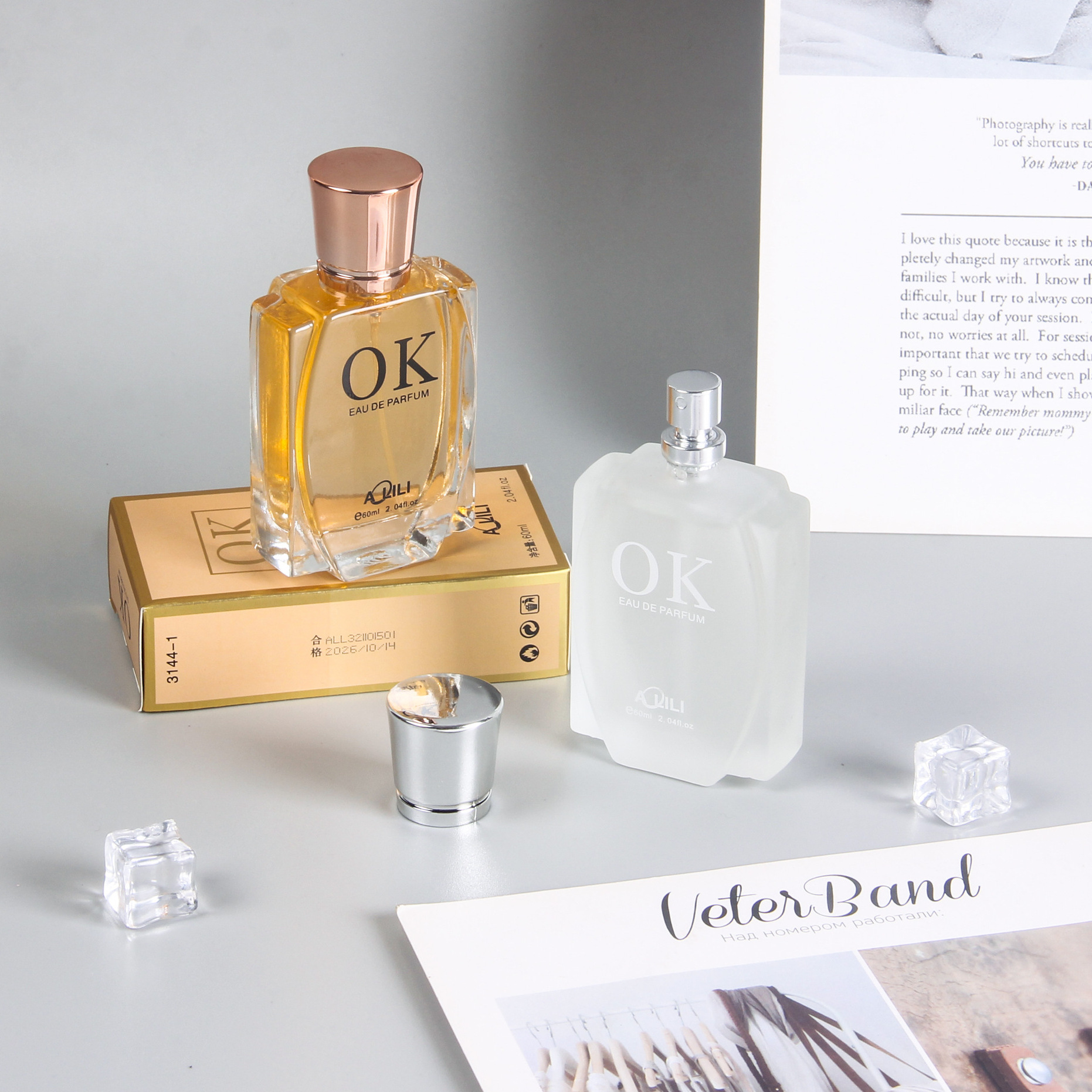 男士香水实物图