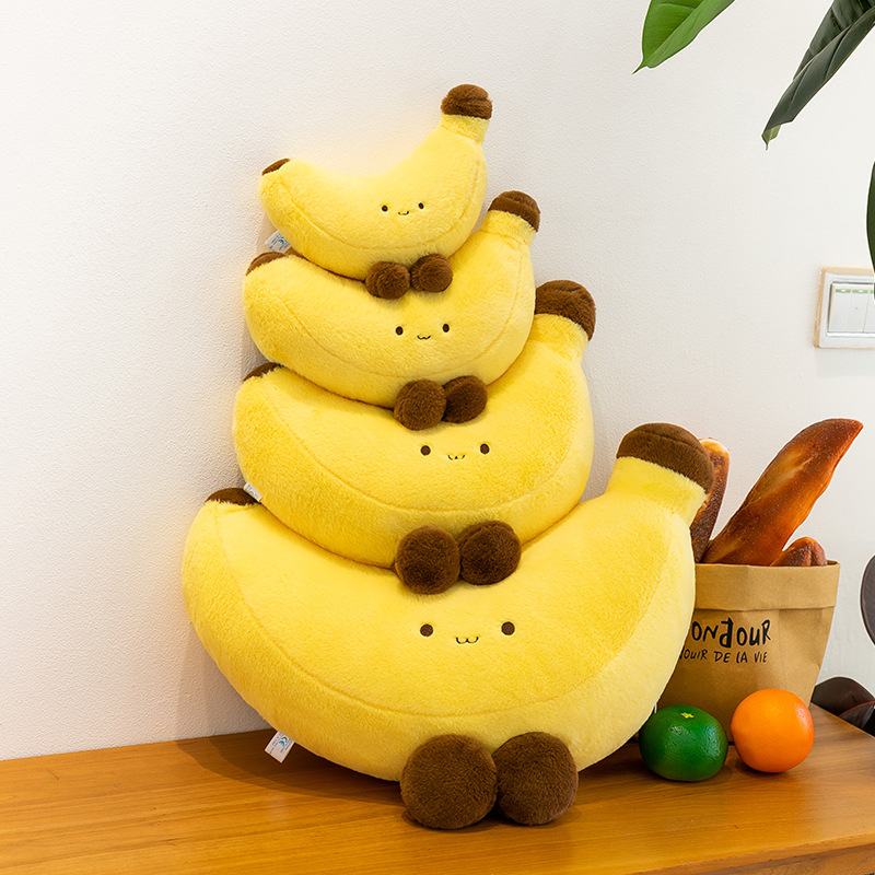 Original, fun, cute, long-legged, big banana figurine, skin-friendly and soft bedroom pillow doll, chair, decorative item Application Scenario